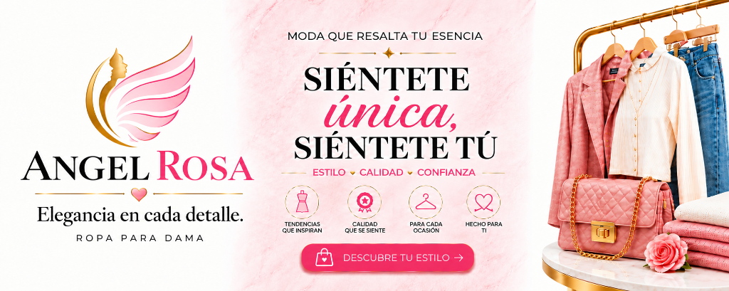 Angel Rosa - Moda que resalta tu esencia